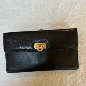 Salvatore Ferragamo Gancini Leather Wallet